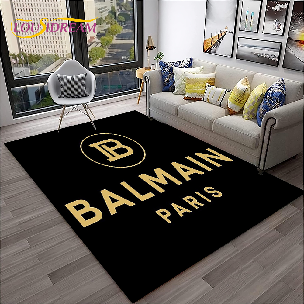 Commercial Printing For Sale - 3D Printing B-Balmain Logo Fashion Carpet