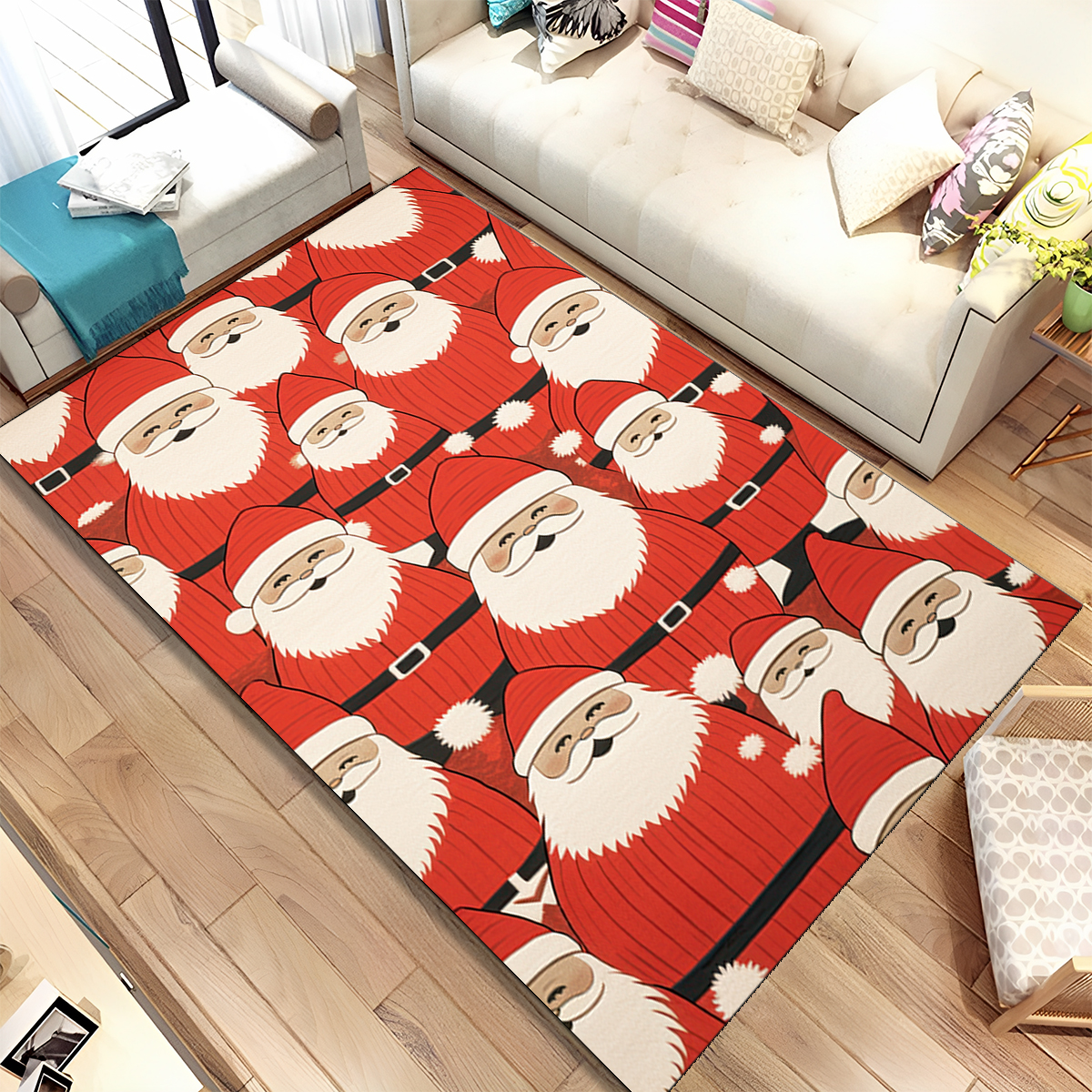 Cute Santa Claus Merry Christm - Commercial Printing For Sale ulasan dan harga