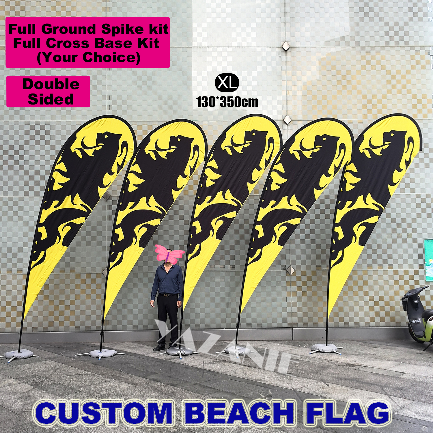 Custom Advertising Teardrop Fl - Commercial Banner Printing ulasan dan harga