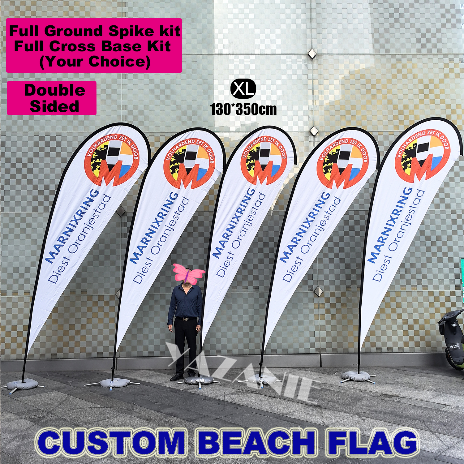 Custom Advertising Teardrop Fl - Commercial Banner Printing ulasan dan harga