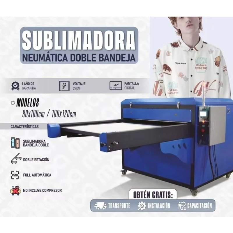 Large Format Double Station 80 - Heat Press Machine ulasan dan harga