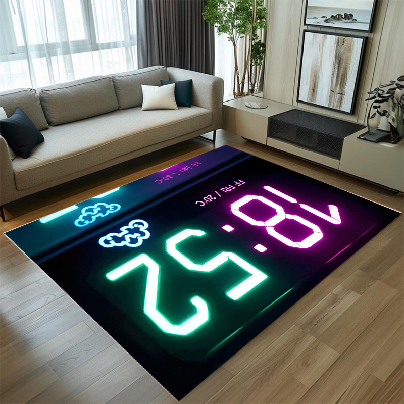 Neon Digital Clock Print Non S - Commercial Digital Printing Machine ulasan dan harga