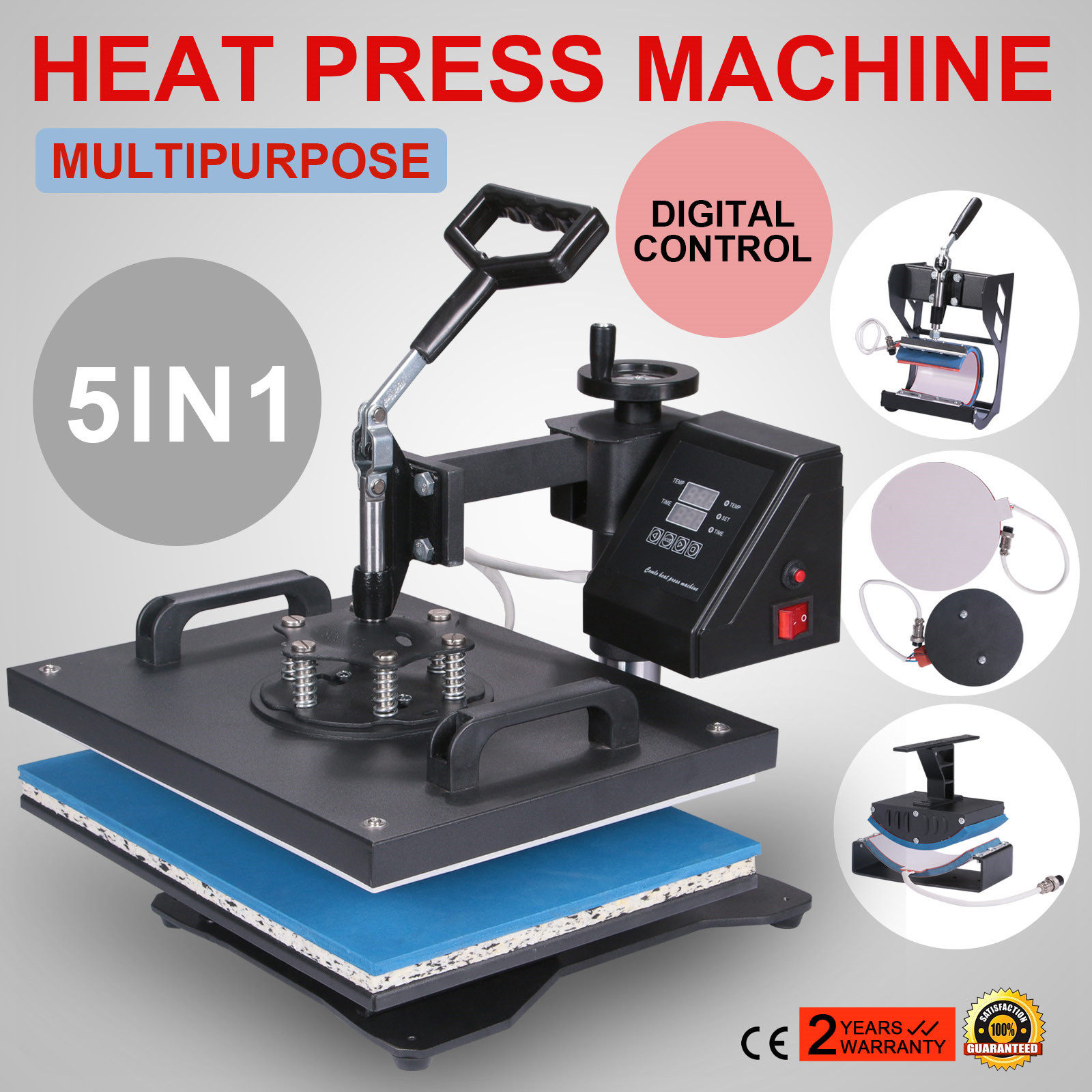 5-In-1 Multifunctional Heat Tr - Heat Press Machine ulasan dan harga