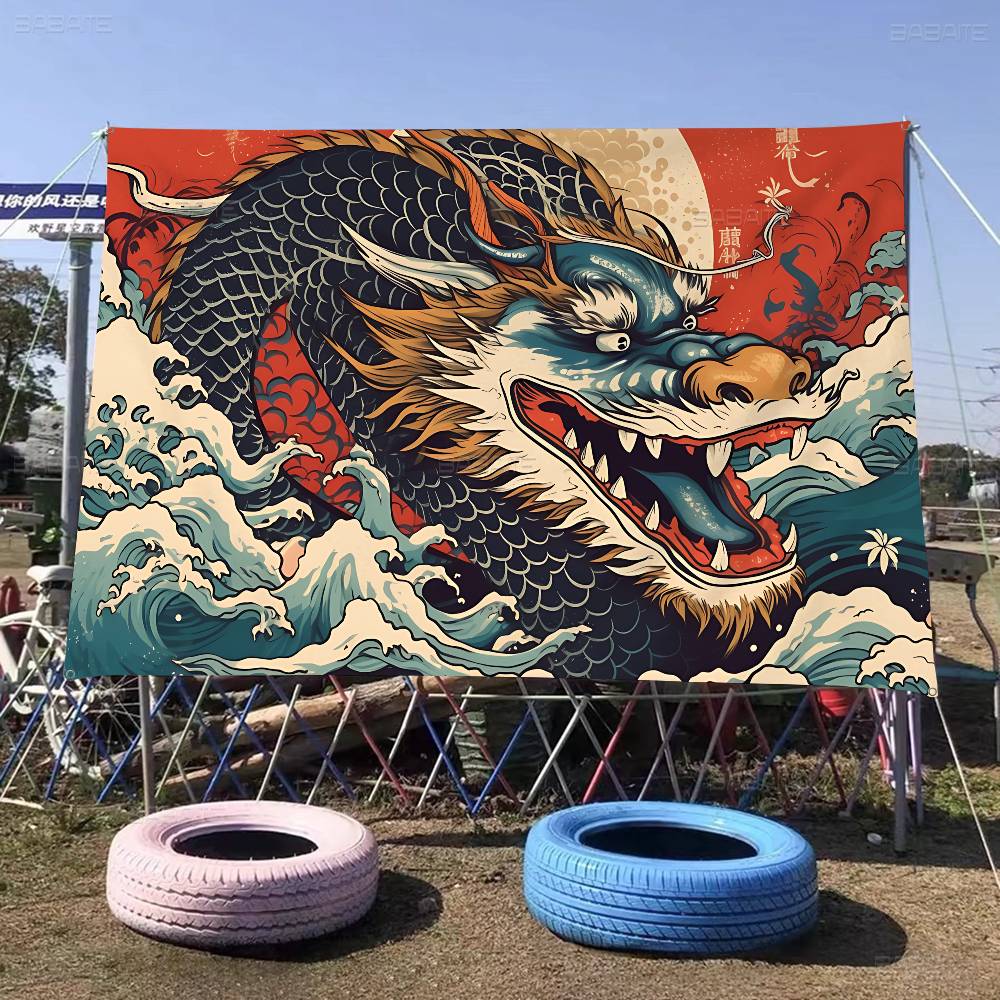 Japanese Dragon Advanced Print - Commercial Banner Printing ulasan dan harga