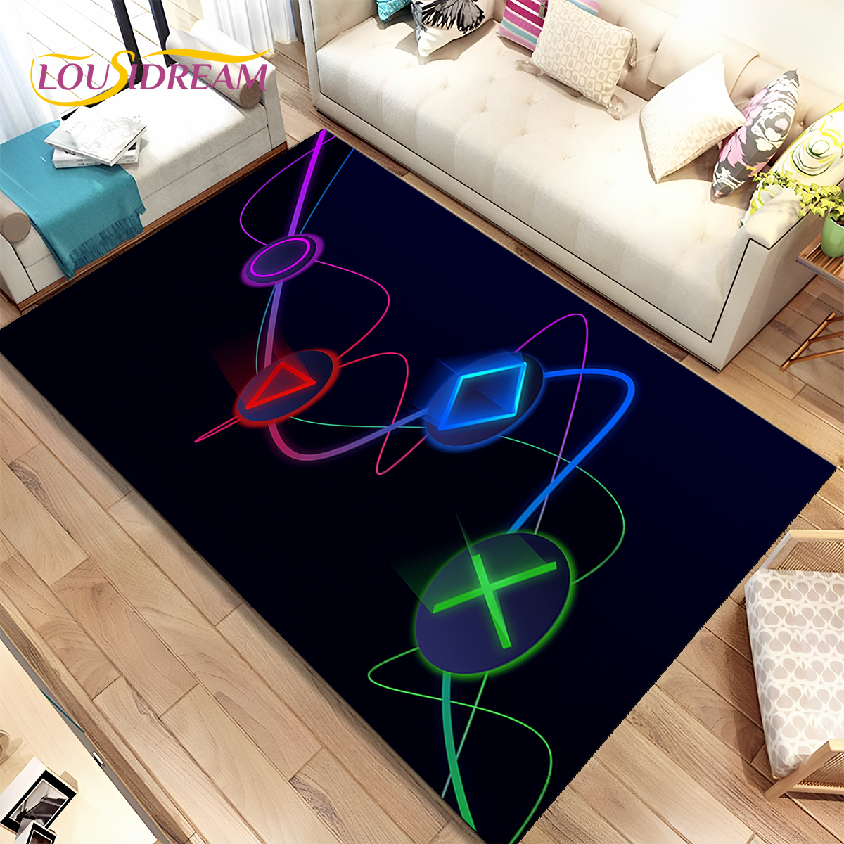 Cartoon Game Gamer Gamepad Rug - Commercial Printing For Sale ulasan dan harga