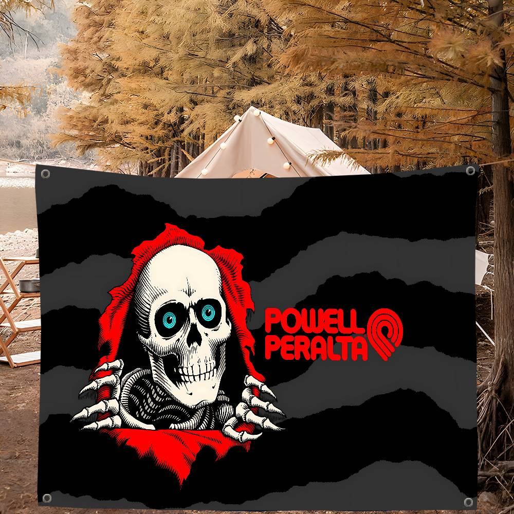 Skateboard P-Powells Wing Skul - Commercial Banner Printing ulasan dan harga