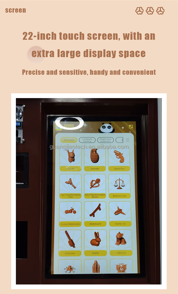 Automatic 3d Chocolate Making  - Commercial Digital Printing Machine ulasan dan harga