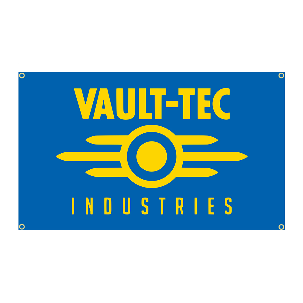 90x150cm Vault-Tec Commercial  - Commercial Banner Printing ulasan dan harga