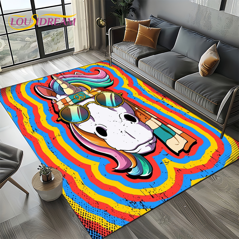 Unicorn Cartoon Cute 3D Dream  - Commercial Printing For Sale ulasan dan harga