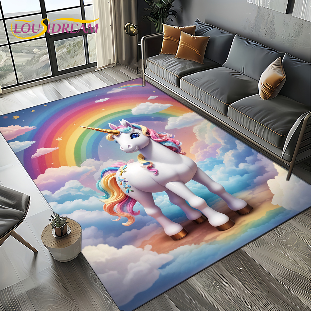 Unicorn Cartoon Cute 3D Dream  - Commercial Printing For Sale ulasan dan harga